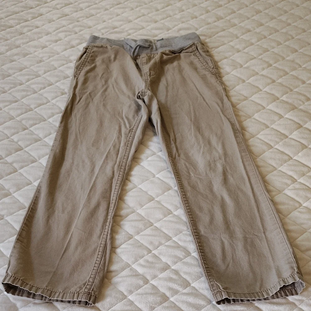 Old Navy ,Kids Tan Casual Pants Relaxed Fit,Size6-7